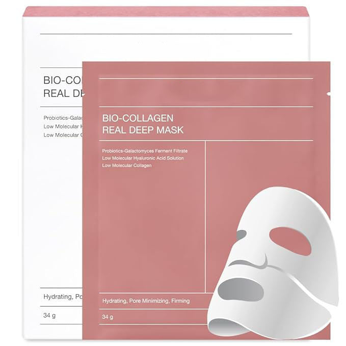 Mascarilla facial de biocolágeno